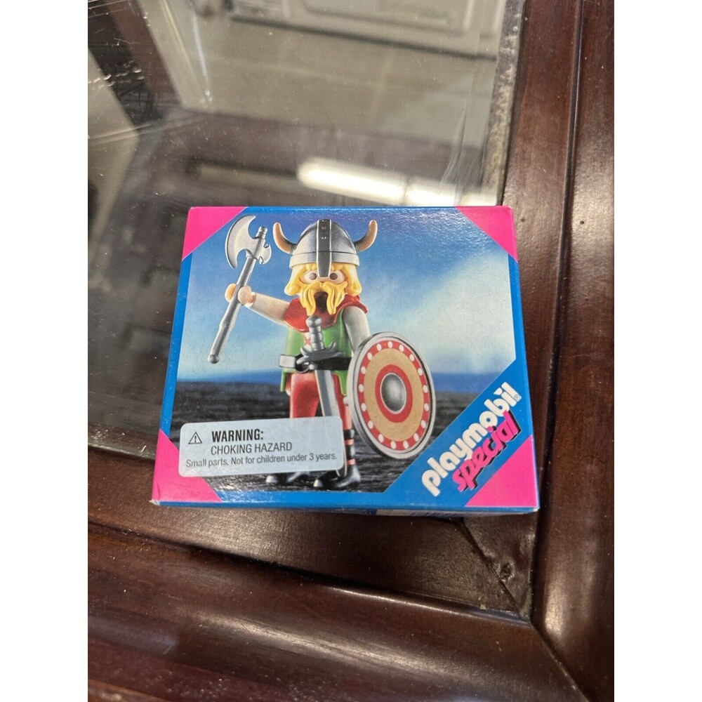Vintage New In Box Geobra Playmobil Vikings Special Norseman Figure 4599